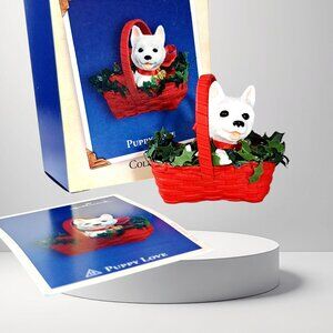 Hallmark Keepsake Ornament 2005 Puppy Love # 15 In Series